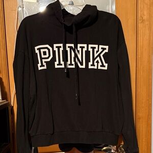 PINK Victoria's Secret Black Sweatshirt (no hood)
